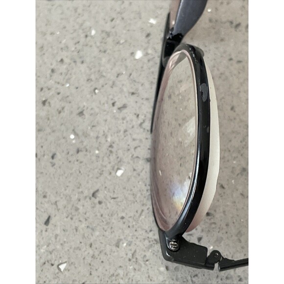 Marchon Japan MOD-CFG-18 COL.10 57-13-135 Black Aviator Eyeglasses Frames ONLY - Picture 8 of 11